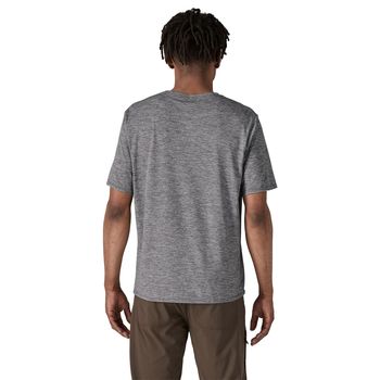 Polo M/C Para Hombre Capilene Cool Daily Gris Patagonia