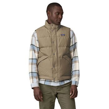 Chaleco Para Hombre Downdrift Vest Gris Patagonia