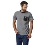 Polo-M-C-Outdoor-Unisex-Shop-Sticker-Pocket-Responsibili-Tee-Gris-Patagonia