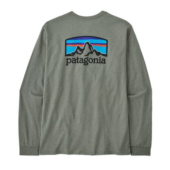 Polo M/L Outdoor Para Hombre Fitz Roy Horizons Responsibili-Tee Verde Patagonia