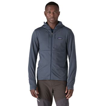 Casaca Outdoor Para Hombre R1 Thermal Full-Zip Hoody Azul Patagonia