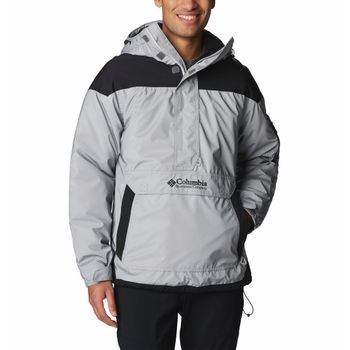 Casaca Para Hombre Sintética  Plateado Columbia