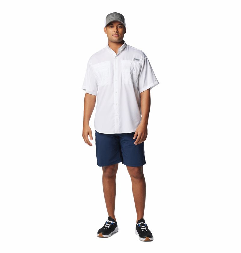 Camisa-Para-Hombre-Manga-Corta-Pfg-Tamiami™-Ii-Blanco-Columbia