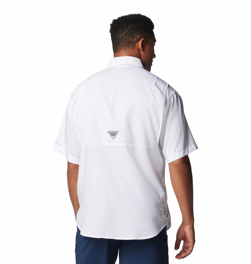 Camisa-Para-Hombre-Manga-Corta-Pfg-Tamiami™-Ii-Blanco-Columbia