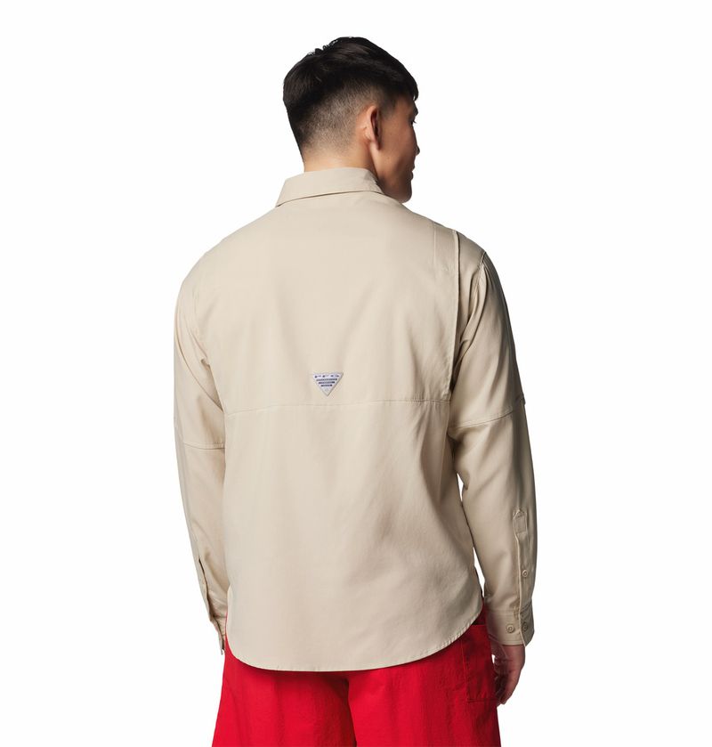 Camisa-Para-Hombre-Manga-Larga-Pfg-Tamiami™-Ii-Beige-Columbia
