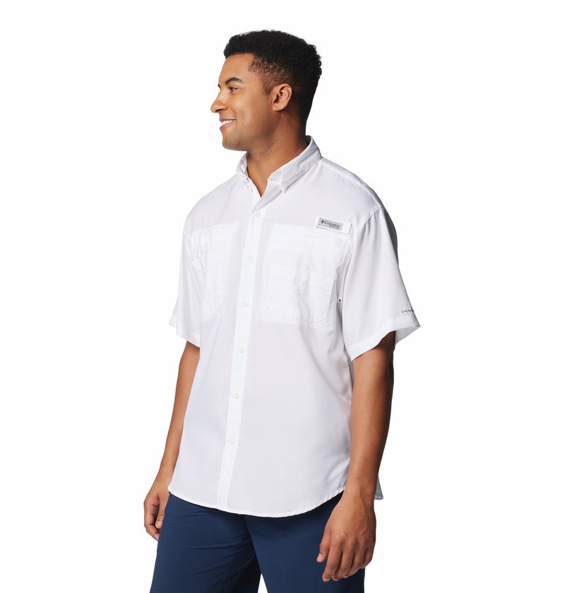 Camisa-Para-Hombre-Manga-Corta-Pfg-Tamiami™-Ii-Blanco-Columbia