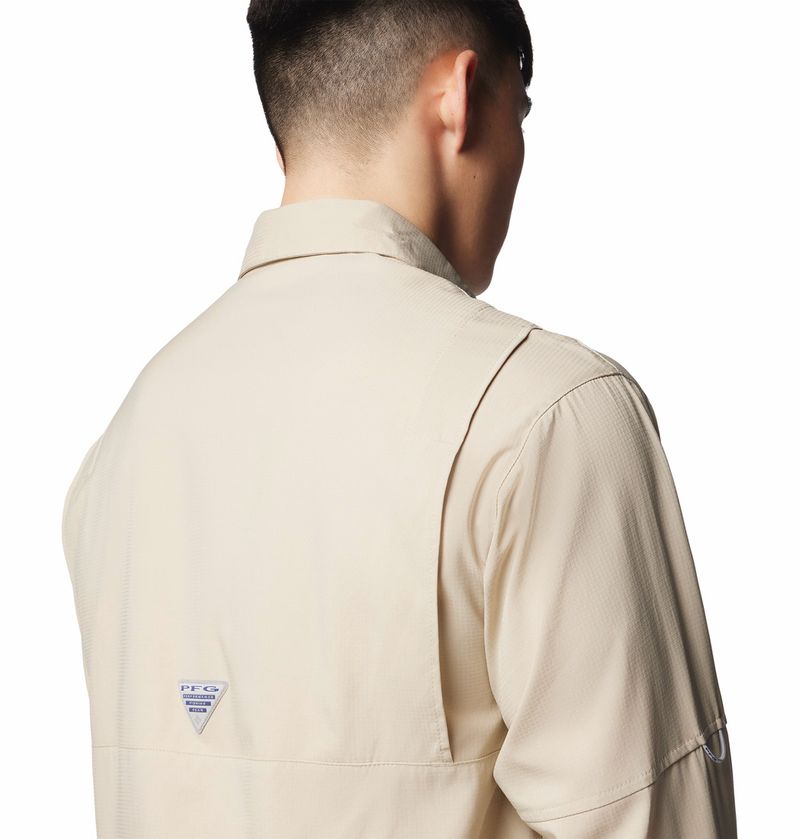 Camisa-Para-Hombre-Manga-Larga-Pfg-Tamiami™-Ii-Beige-Columbia