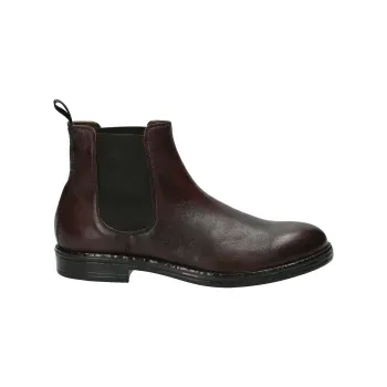 Botín Para Hombre Cuero Marrone Marrón Rockford