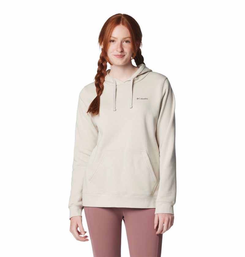 Hoodie-Para-Mujer-Con-Capucha-Columbia-Trek™-Beige-Columbia