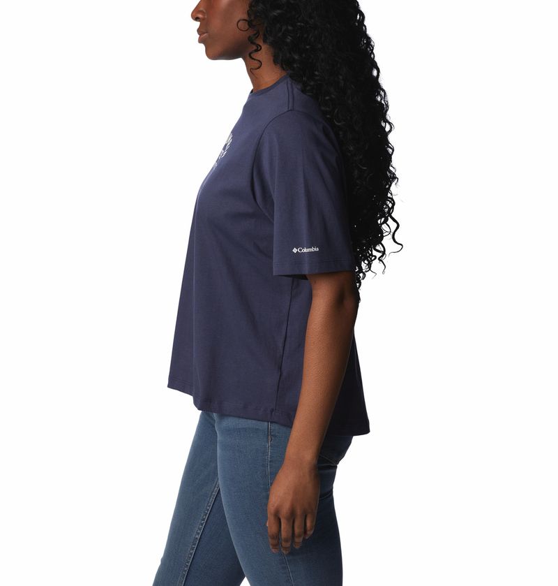 Polo-Para-Mujer-Manga-Corta-North-Cascades™-Azul-Columbia