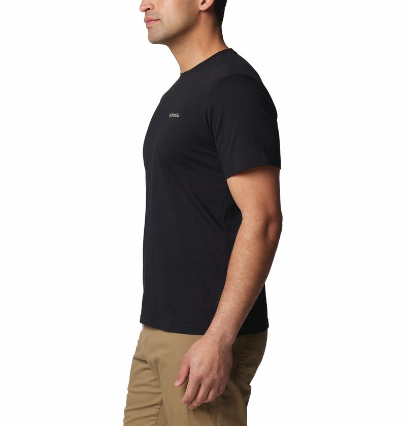 Polo-Para-Hombre-Manga-Corta-Rapid-Ridge™-Negro-Columbia
