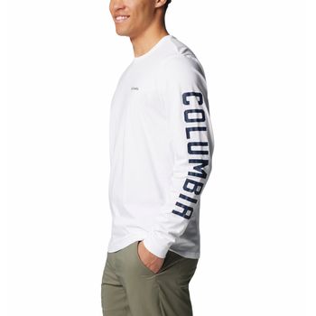 Polo Para Hombre Manga Larga Rockaway River™ Blanco Columbia