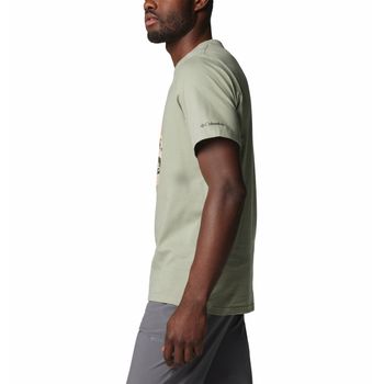Polo Para Hombre Manga Corta CSC™ Seasonal Logo Verde Columbia