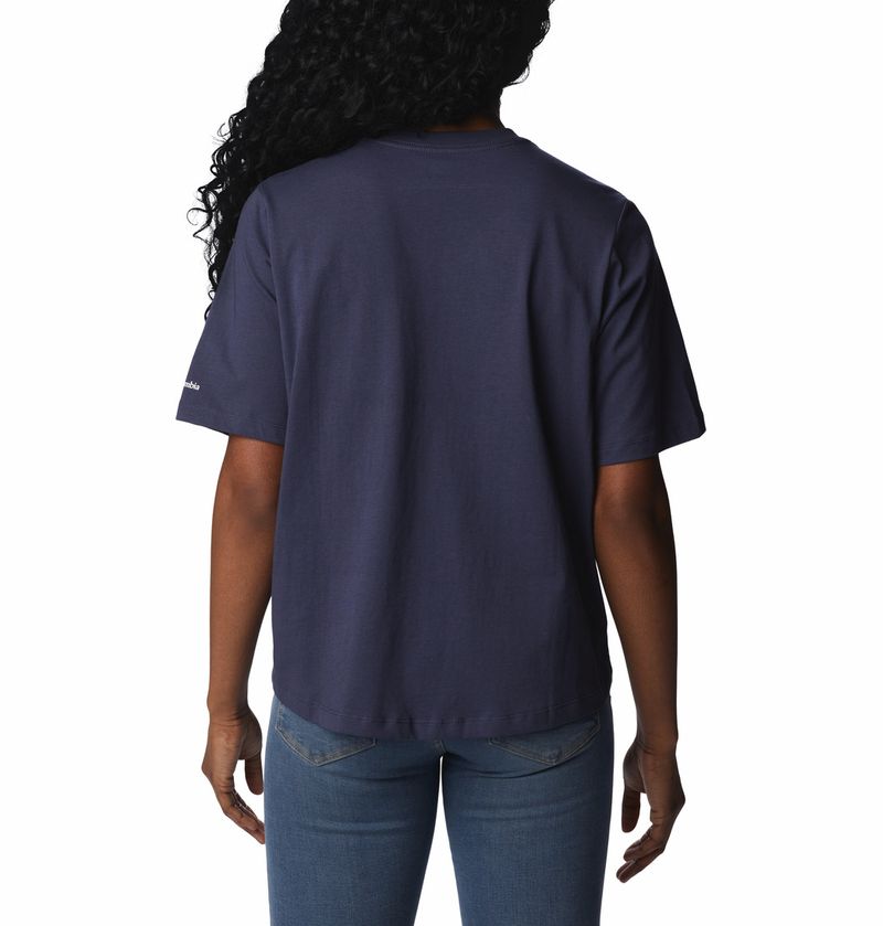 Polo-Para-Mujer-Manga-Corta-North-Cascades™-Azul-Columbia