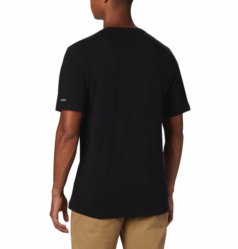 Polo-Para-Hombre-Manga-Corta-CSC-Basic-Logo™-Negro-Columbia