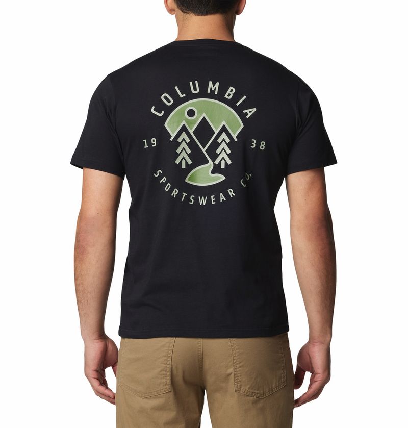 Polo-Para-Hombre-Manga-Corta-Rapid-Ridge™-Negro-Columbia