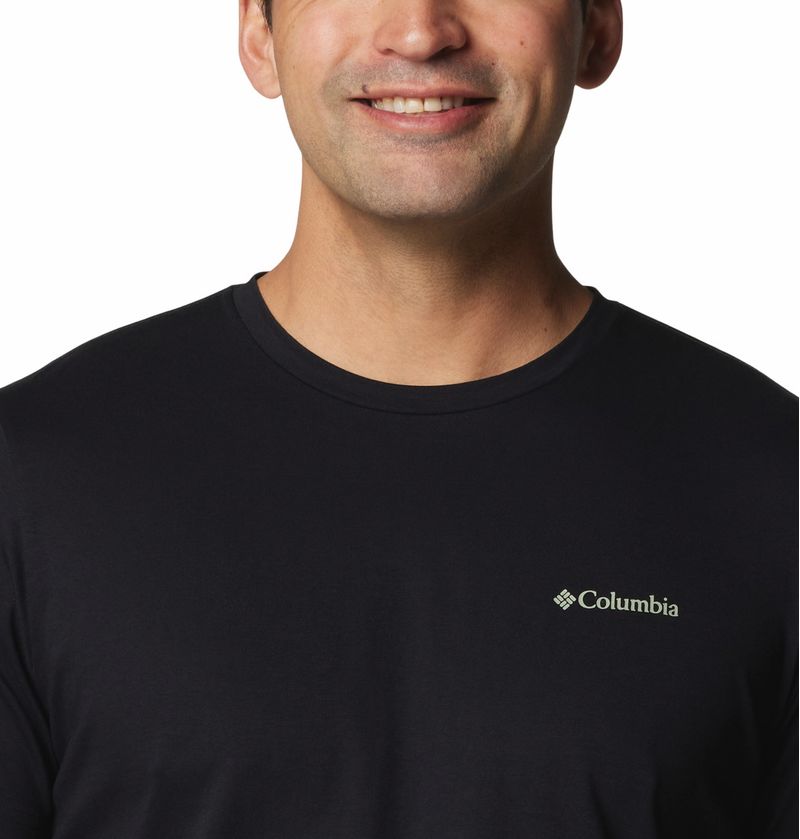 Polo-Para-Hombre-Manga-Corta-Rapid-Ridge™-Negro-Columbia