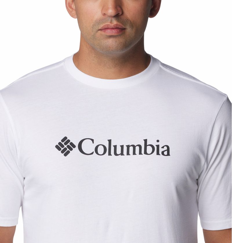 Polo-Para-Hombre-Manga-Corta-CSC-Basic-Logo™-Blanco-Columbia
