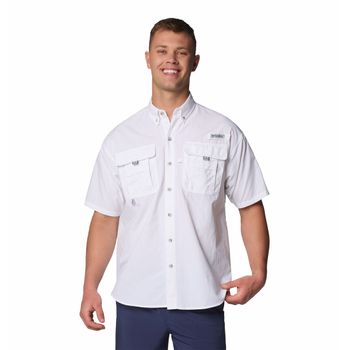 Camisa Para Hombre Manga Corta PFG Bahama™ ll Blanca Columbia