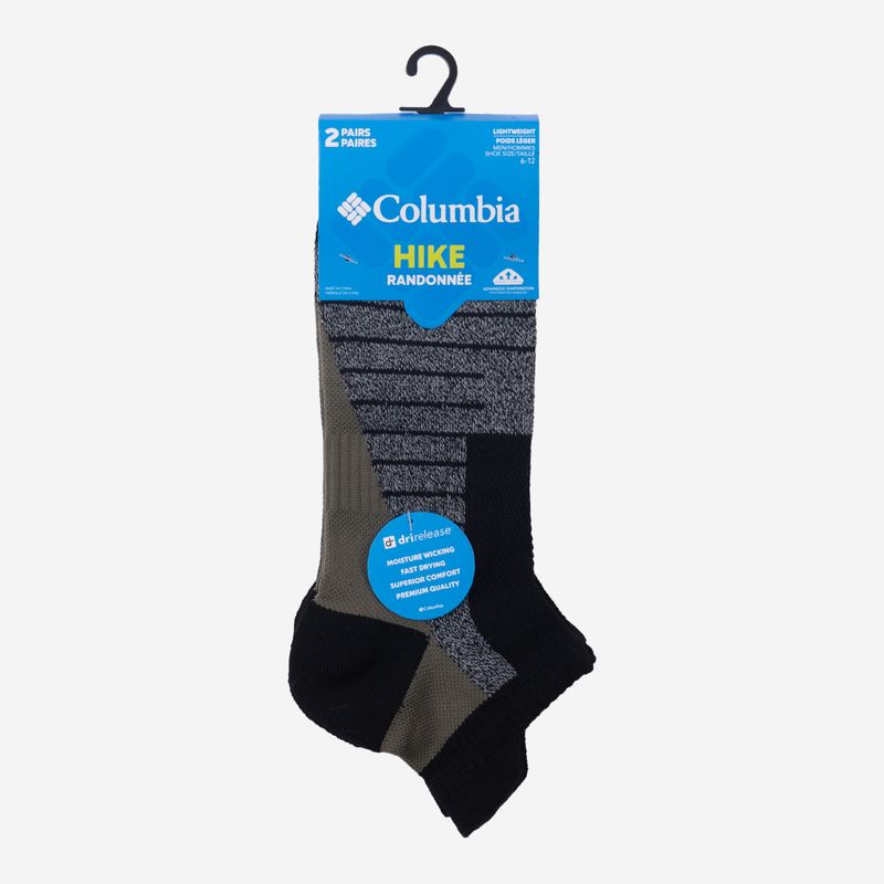 Medias-Para-Hombre-2-Pack---No-Show-Active-No-Show-Lightweight-Negras-Columbia