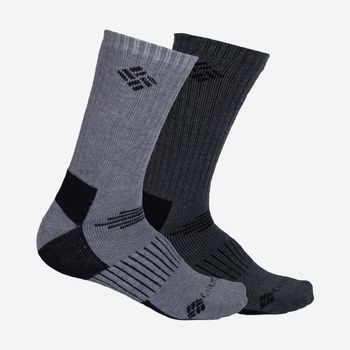 Medias Para Hombre 2 Pack Wool Crew Grises Columbia