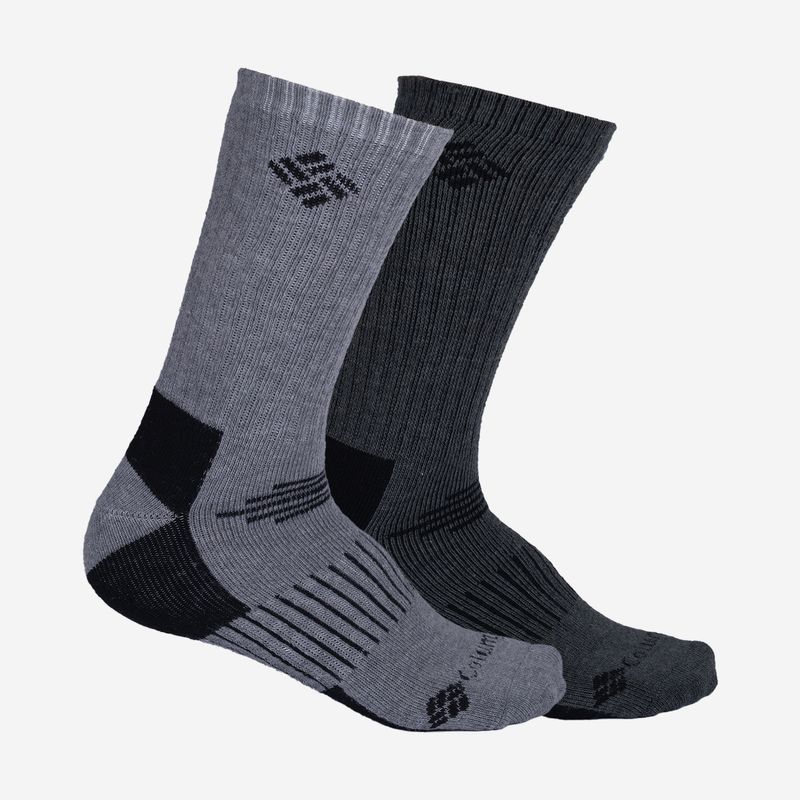 Medias-Para-Hombre-2-Pack-Wool-Crew-Grises-Columbia
