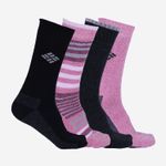 Medias-Para-Mujer-4-Pack-Moisture-Control-Stripe-Multicolor-Columbia