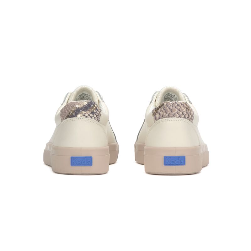 Zapatilla-Para-Mujer-Cuero-Pursuit-Leather-Snake-Heel-Fob-Beige-Keds
