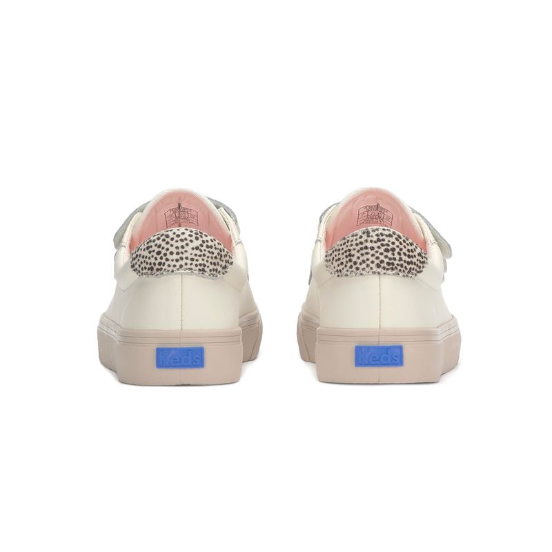 Zapatilla-Para-Mujer-Cuero-Jump-Kick-V-Calf-Hair-Heel-Fob-Beige-Keds