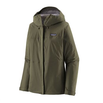 Casaca Impermeable Para Mujer Torrentshell 3L Rain Jacket Verde Patagonia