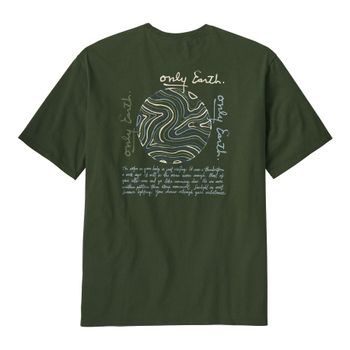 Polo Manga Corta Para Hombre Cta Organic T-Shirt Verde Patagonia