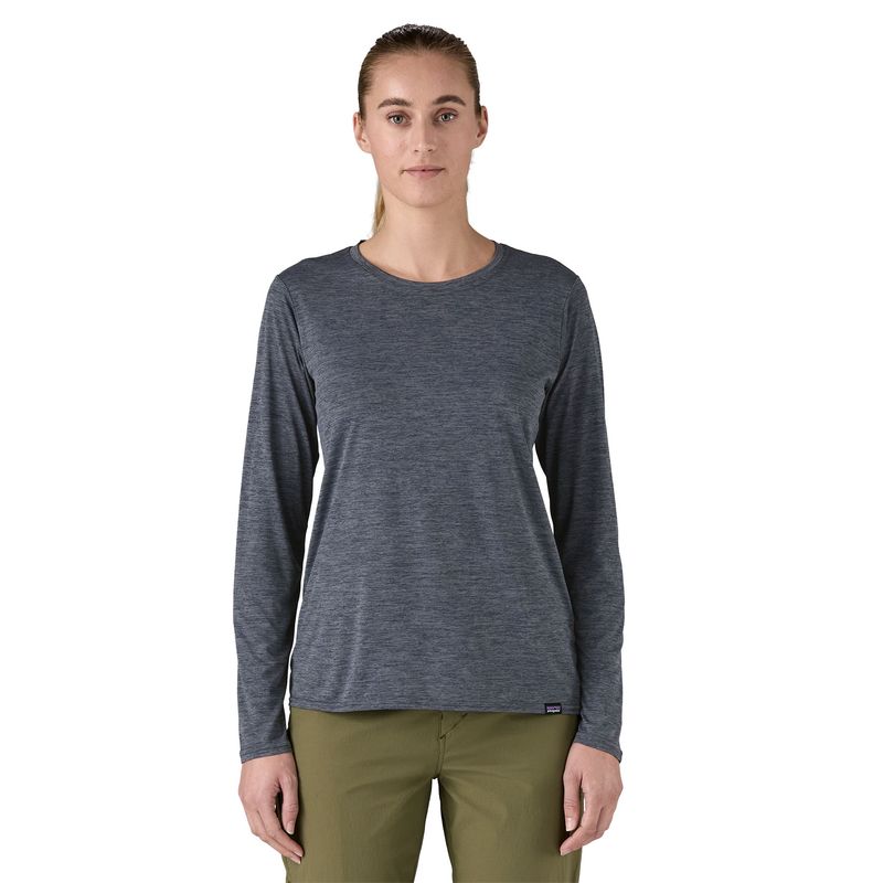 Polo-Manga-Larga-Para-Mujer-Long-Sleeved-Capilene®-Cool-Daily-Shirt-Azul-Patagonia