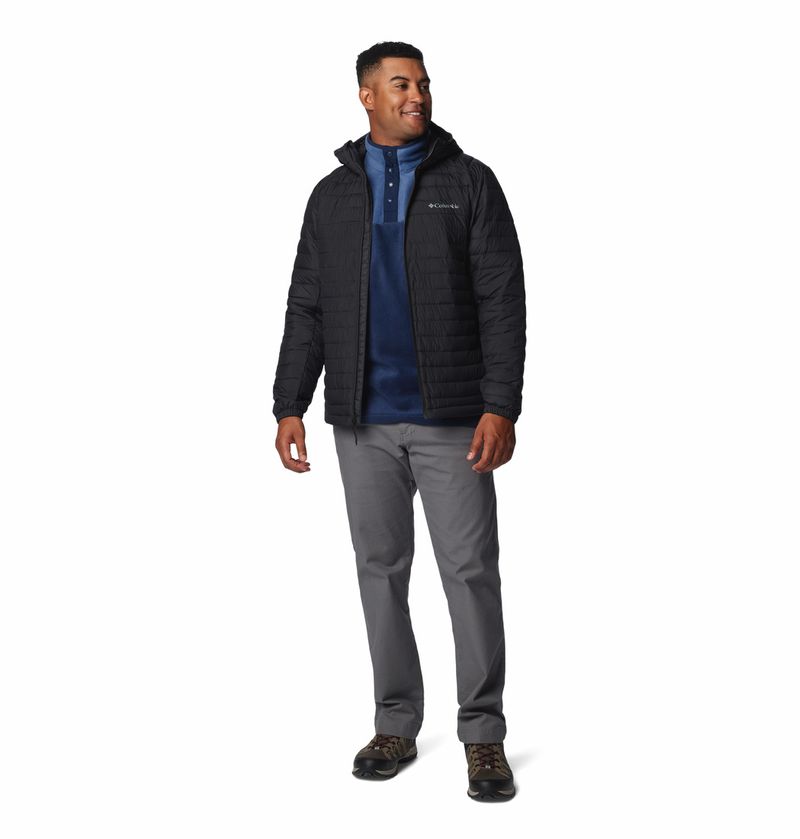 Casaca-Para-Hombre-Sintetica-Con-Capucha-Silver-Falls™-II-Negra-Vestuario