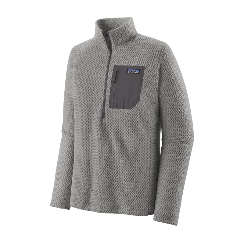 Casaca-Polar-Para-Hombre-R1-Air-Zip-Neck-Gris-Patagonia
