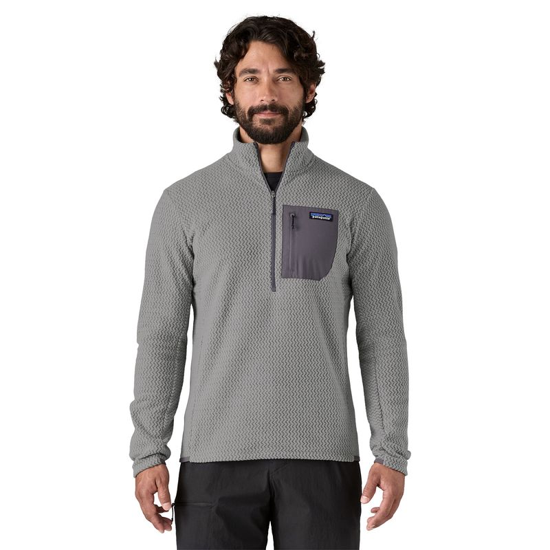 Casaca-Polar-Para-Hombre-R1-Air-Zip-Neck-Gris-Patagonia