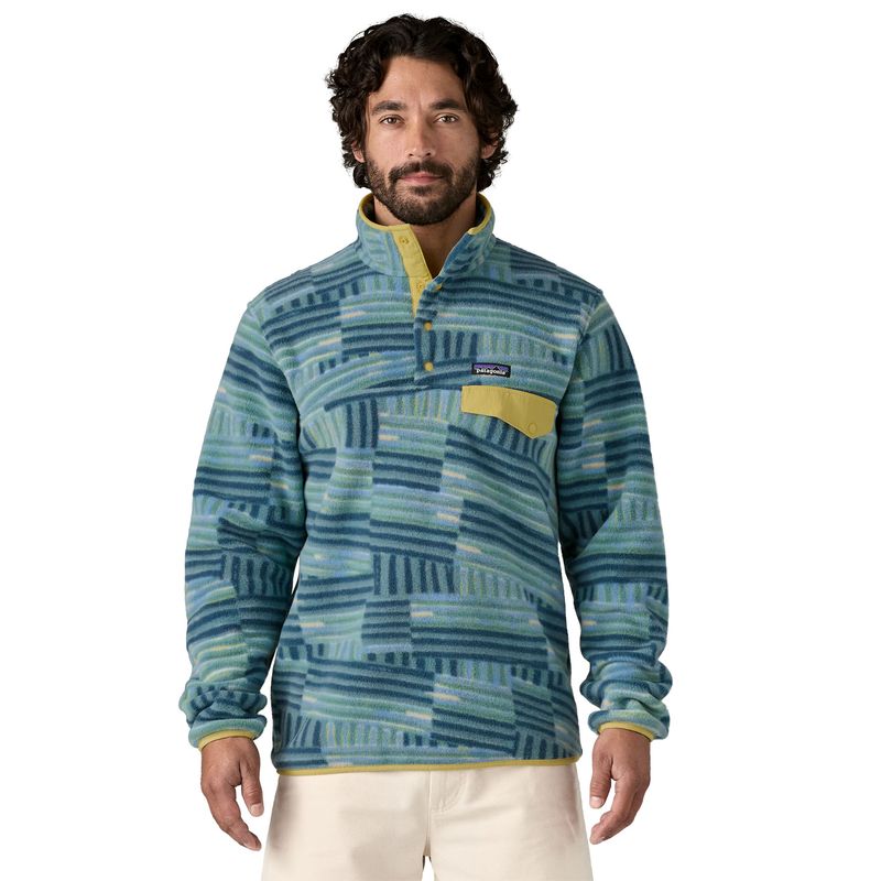 Polar-Para-Hombre-Lightweight-Synchilla®-Snap-T-Azul-Patagonia