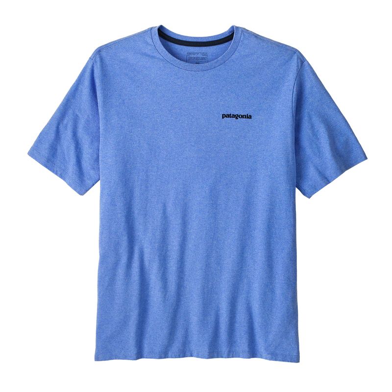 Polo-Manga-Corta-Para-Hombre-P-6-Logo-Responsibili-Tee-Azul-Patagonia