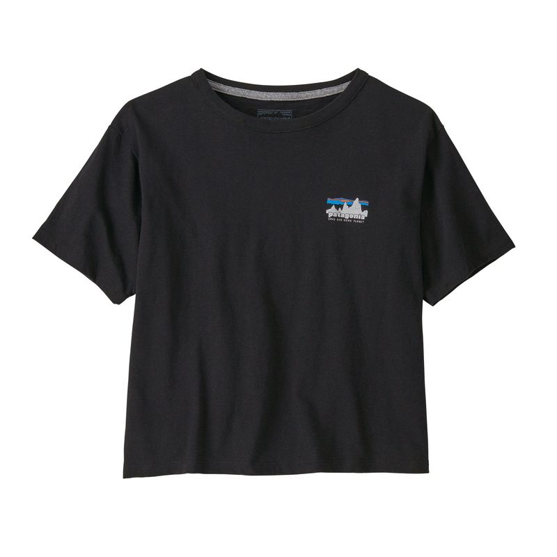 Polo-Manga-Corta-Para-Mujer-73-Skyline-Easy-Cut-Responsibili-Tee-Negro-Patagonia