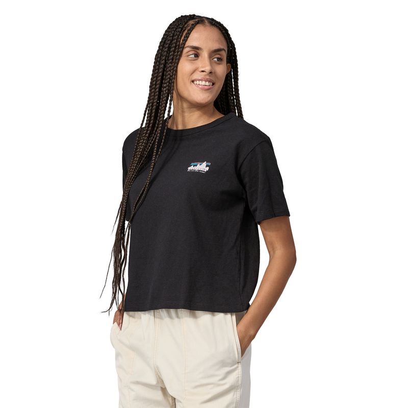 Polo-Manga-Corta-Para-Mujer-73-Skyline-Easy-Cut-Responsibili-Tee-Negro-Patagonia