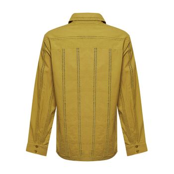 Blusa Manga Larga Algodón Orgánico Para Mujer Zambor Verde Rockford