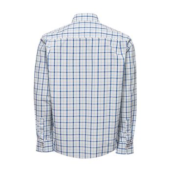 Camisa Manga Larga Algodón Orgánico Para Hombre Lighter Azul Rockford