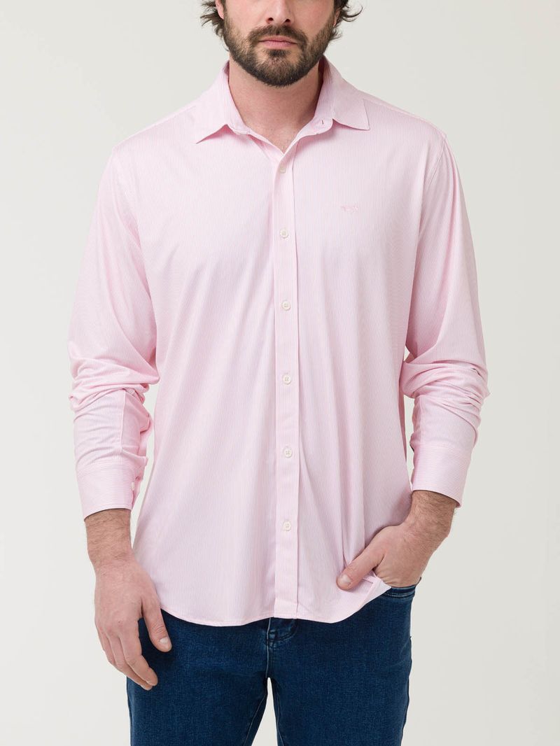 Camisa-Manga-Larga-Poliester-Reciclado-Para-Hombre-Sportstripe-Naranjo-Rockford