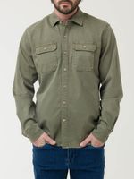 Camisa-Manga-Larga-Algodon-Reciclado-Poliester-Para-Hombre-denim-Verde-Rockford