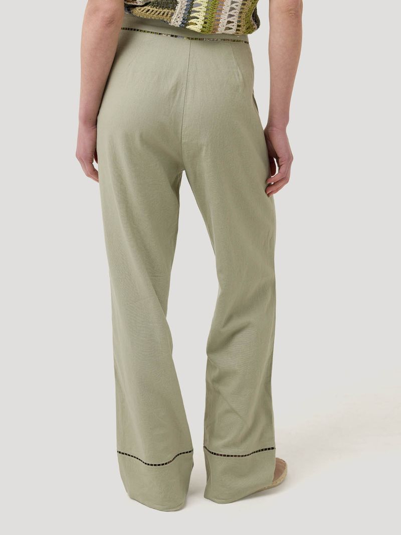 Pantalon-Lino-Organico-Para-Mujer-Mekong-Verde-Rockford