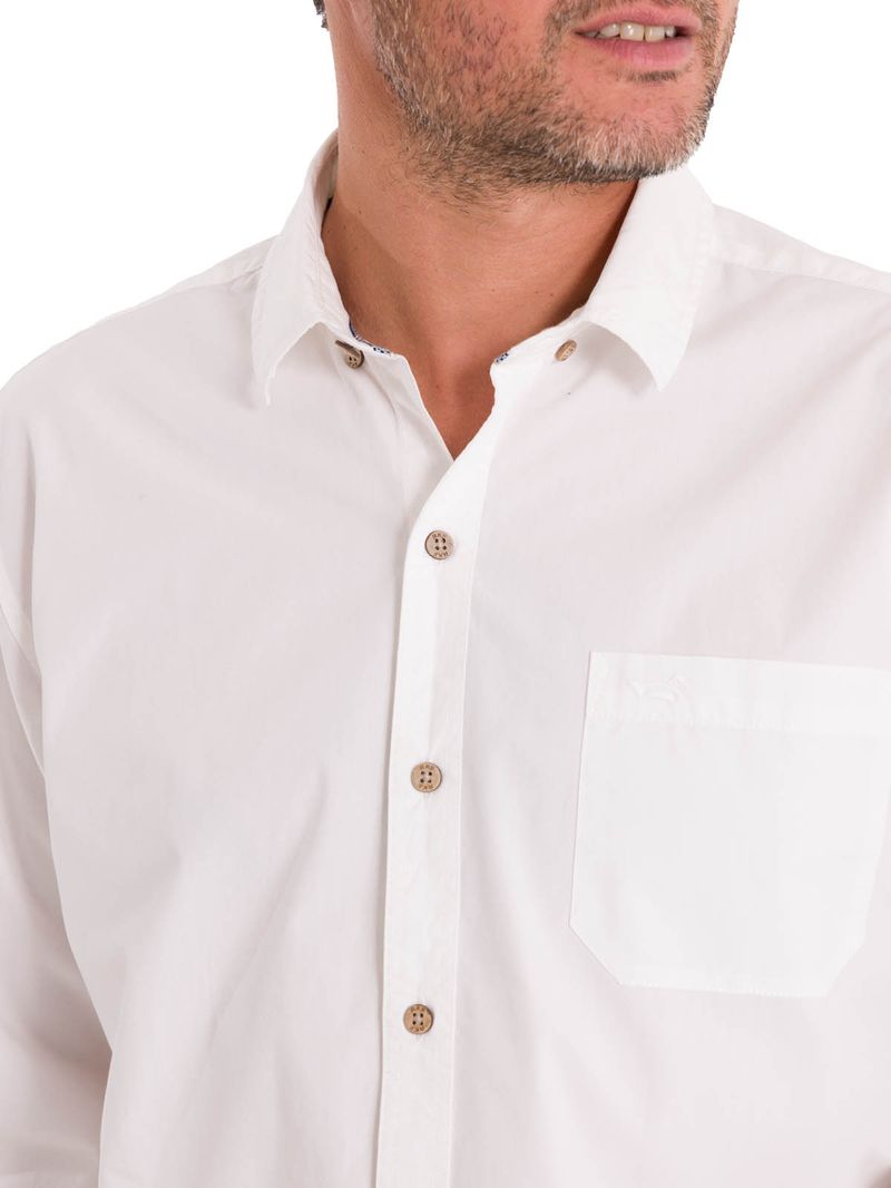 Camisa-Manga-Larga-Algodon-Organico-Para-Hombre-Galiton-Blanco-Rockford
