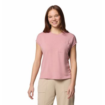 Polo Para Mujer Manga Corta Boundless Trek™ Rosado Columbia