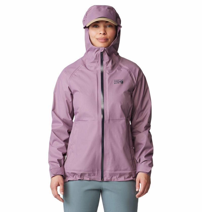 Casaca-Para-Mujer-Impermeable-Threshold™-Rosada-Mountain-Hardwear