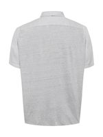 Camisa-Manga-Corta-Lino-Organico-Para-Hombre-Linjerpro-Gris-Rockford