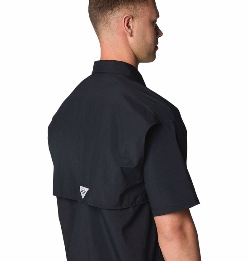 Camisa-Para-Hombre-Manga-Corta-PFG-Bahama™-II-Negra-Vestuario