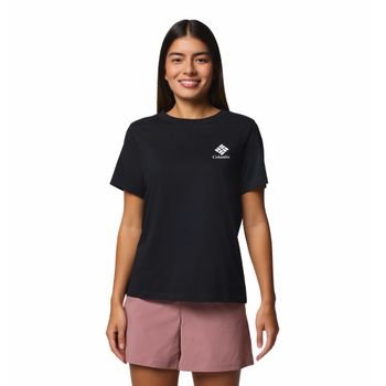 Polo Para Mujer Manga Corta Rolling Bend™ Negro Vestuario